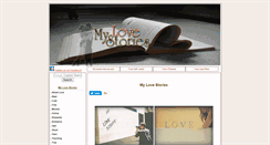 Desktop Screenshot of mylovestories.com